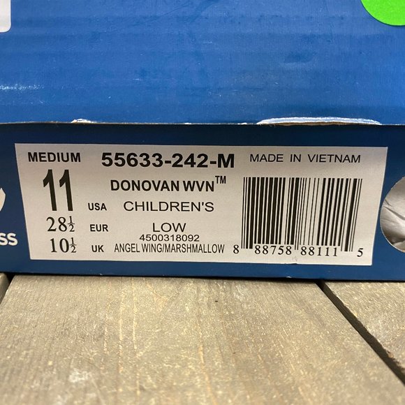 New W/ Box! Childrens K-Swiss Donovan Woven Cream - Picture 5 of 5